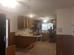 Before, During, & After Cabinet Painting in Richmond, TX (1)