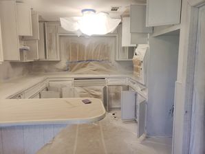 Before, During, & After Cabinet Painting in Richmond, TX (3)