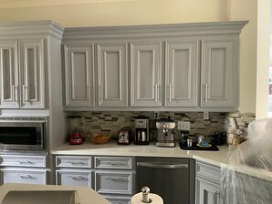 Kitchen Cabinet Repainting in Damon, Tx