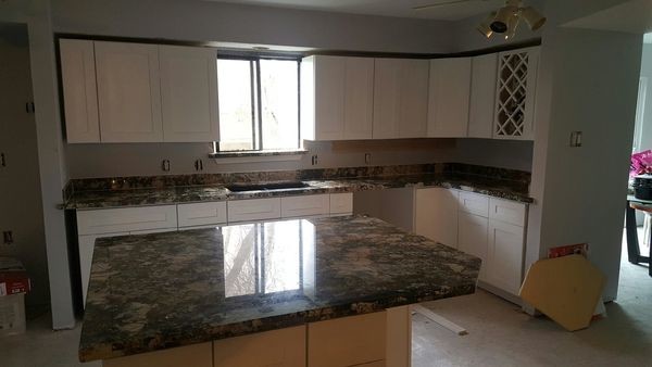 Kitchen Painting & Granite Installation in Richmond, TX (1)